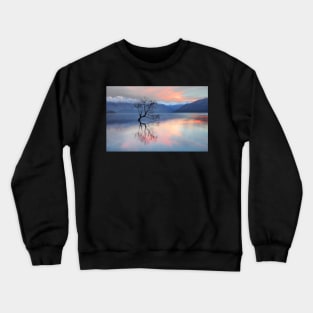 Pink Sky at Lake Wanaka Crewneck Sweatshirt